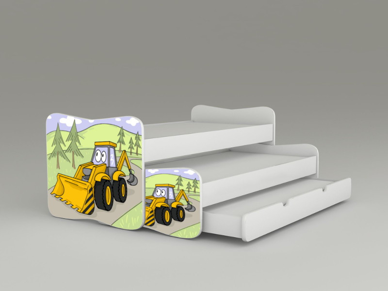 Becks postel pre tri deti Digger BLM